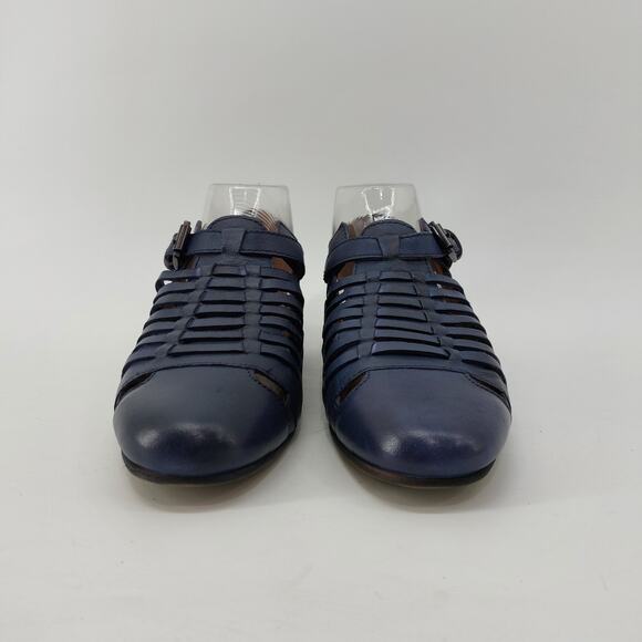 Coldwater Sandals Blue Leather Blue Twin Falls Size 8.5 M - Picture 8 of 13